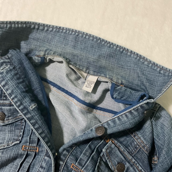 Chico’s Platinum Denim Jean Jacket Size 0 *Read* - Picture 11 of 11